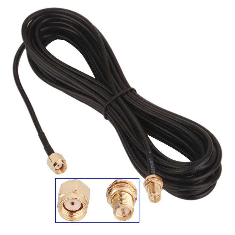 GTIWUNG 10M WIFIアンテナ RP-SMA 延長ケーブル SMA オス - SMA メス RP-SMA オ スがメスへの無線LAN SMA ケーブル 同軸RFコネクタ アンテナ延長線 SMAプラグ アンテナコネクタ ケーブル