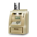 YSN ATMバンク | BANK 残高 自動計算 時刻表示 アラーム 電卓 目標額の設定が可能 サウンド搭載 硬貨 自動識別 パスワード カード ダブルセキュ...
