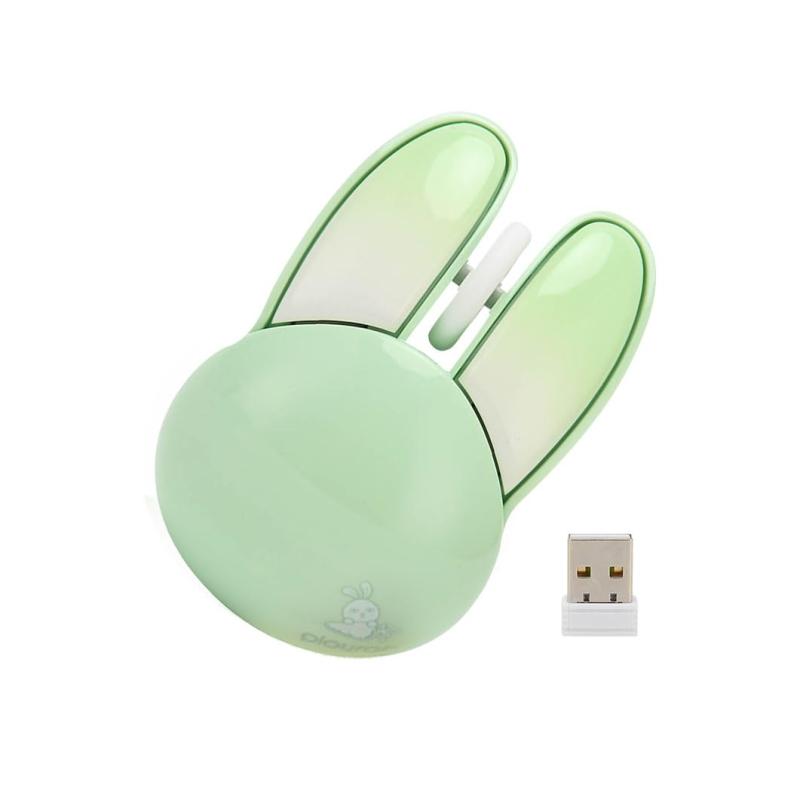 Gugxiom M6 ワイヤレスマウス ピンク マウス 無線,2.4GHz ウサギマウス USB無線マウス,小型 軽量 乙女 可愛い 無線マウス 人体工学,DPI1200 WindowsXP/Vista/7/8/10/11対応