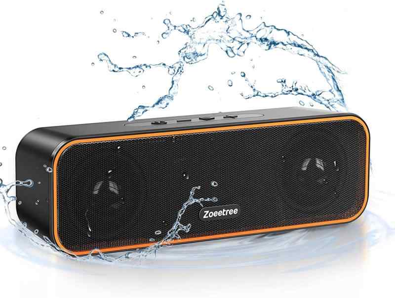 Bluetooth スピーカー ブルートゥーススピーカー IPX7防水 お風呂 ワイヤレススピーカー 20W ステレオ ポータブルスピーカー 36時間連続再生 TWS対応で二台接続可能 内蔵マイク Type-C充電