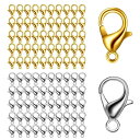 【BEAUTY PLAYER】カニカンマルチカラーミックスネックレス ブレスレット アンクレット 金具 留め具 アクセサリー ストラップ パーツ ハンドメイド DIY材料(3)