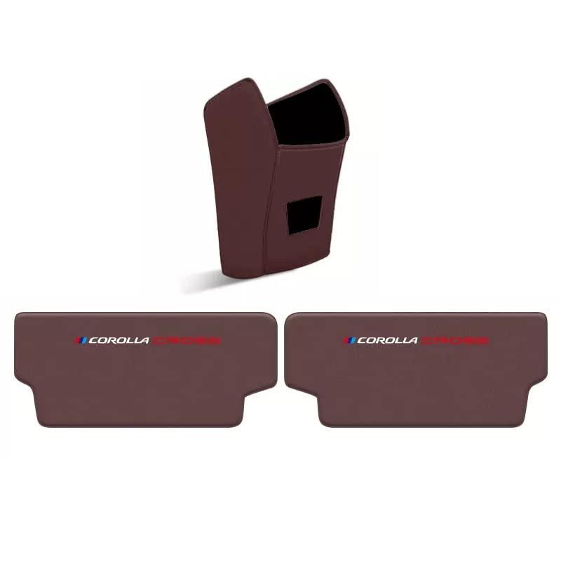 TADOKAPATU トヨタ 新型カローラクロス 専用 シートバックカバー キックガード リアエアコンパネルカバ..