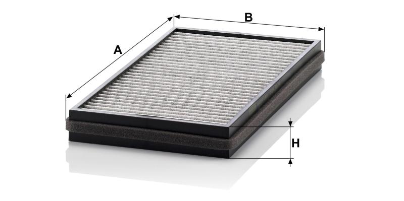 MANN エアコンフィルター CUK3124-2