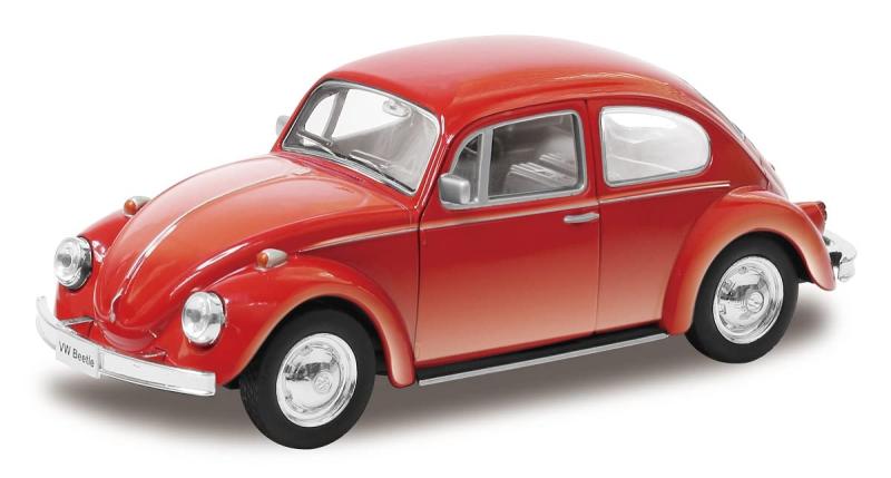 ジョーゼン(Jozen) キャストワールド フォルクスワーゲン ビートル 1967 レッド JDC5039-RDプルバック仕様ドア開閉全長:12.5Cm素材:プラスチック
