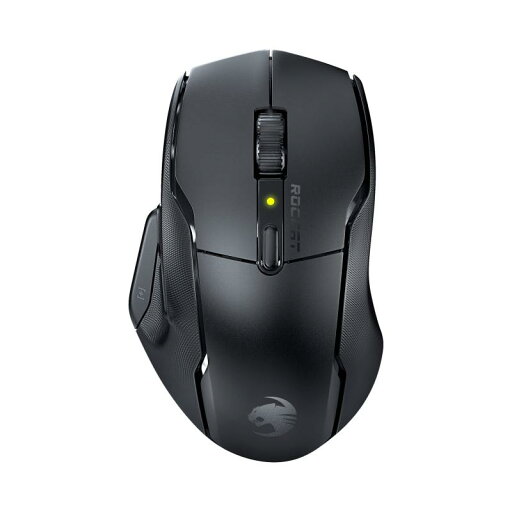ROCCAT ゲーミングマウス Kone Air ワイヤレス 2.4GHz/Bluetooth ブラック/黒 電池寿命800時間/19K/オプティカルスイッチ/サイドボタン/サイドグリップ/119g(乾電池1個) ROCCAT ゲーミングマウス Kone Air ワイヤレス 2.4GHz/Bluetooth ブラック/黒 電池寿命800時間/19K/オプティカルスイッチ/サイドボタン/サイドグリップ/119g(乾電池1個)