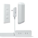 fitta 電源タップ 壁に溶け込む コンセントカバー ほこりシャッター コンセント タップ コンセントガード おしゃれ(2)
