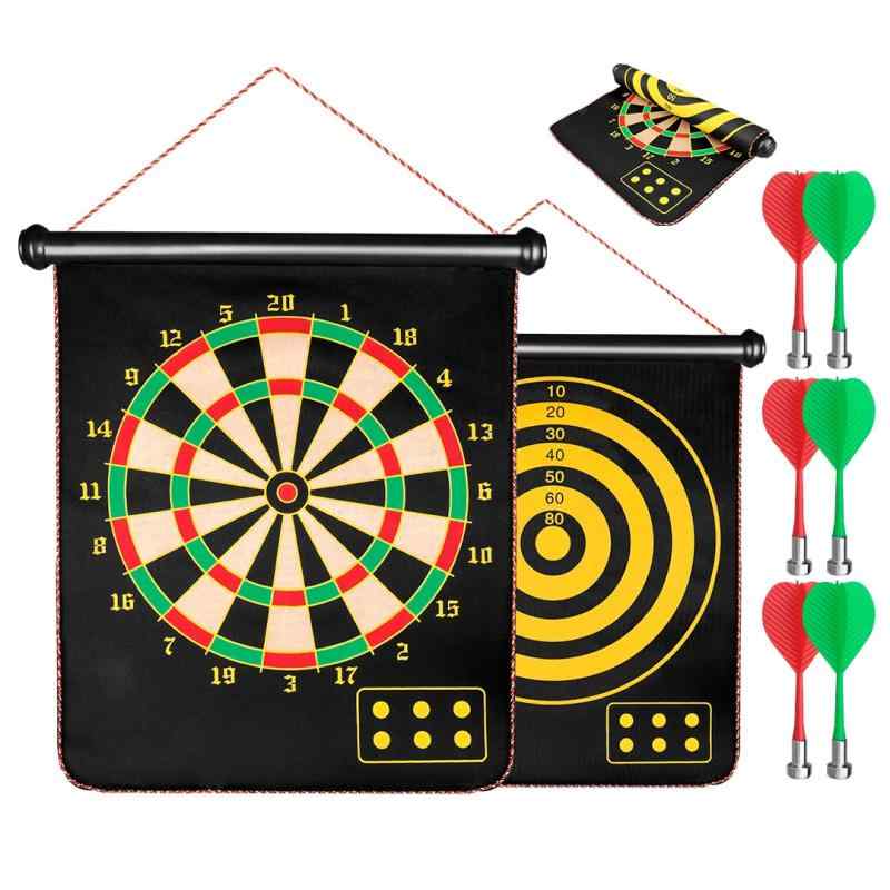 CyeeLife 磁気ダーツボード と大人用 安全なダーツ6本付き(3)