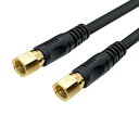 F-Factory 4K8K BS CS CATV 地上デジタル放送対応 S-4C-FB アンテナケーブル S4CFB 同軸ケーブル F型接栓(ねじ式) - F型接栓(ねじ式)(2)
