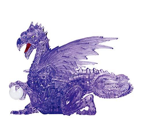 立体ジグソーパズル ドラゴン パズルピース 珠 シール ポイント解説書・透明ピースを組み上げる立体ジグソーパズル・セット内容：パズルピース(ドラゴン55個、センターポール1個)、珠1個、シール、ポイント解説書