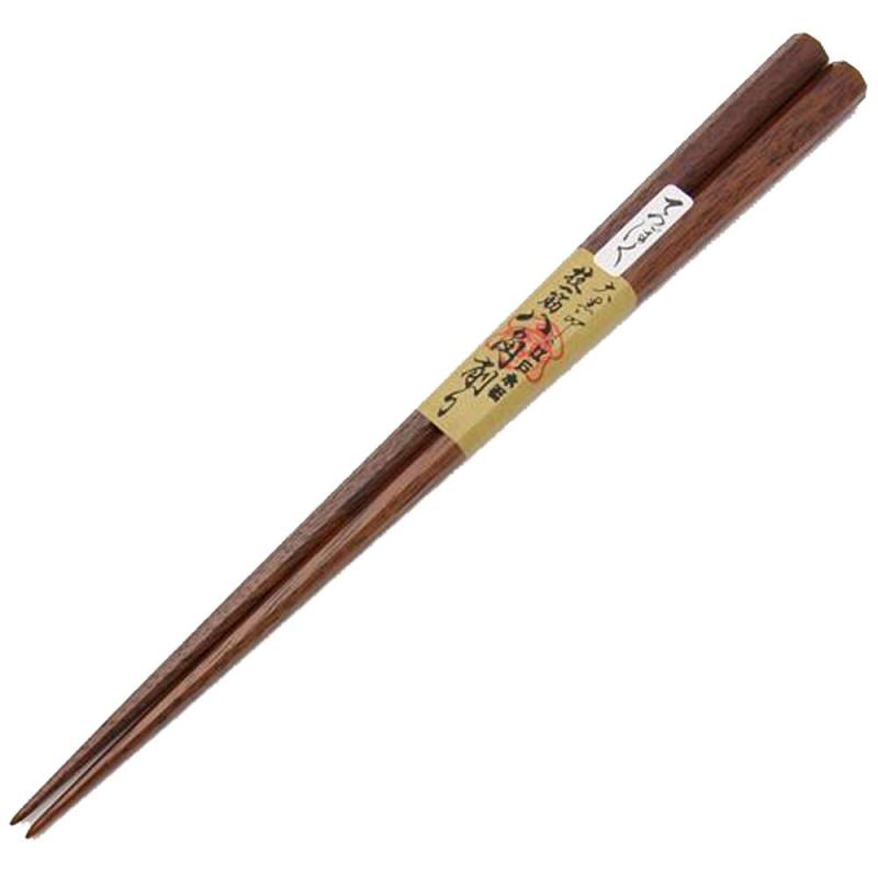 Rakuten - 大黒屋 江戸木箸 技一筋 鉄木八角削り (やや太身) 1膳 大サイズ：23.5cm