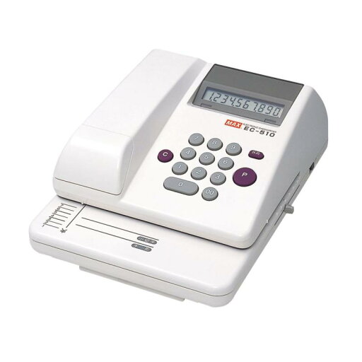MAX マックス 電子チェックライタ 10桁 EC-510 MAX マックス 電子チェックライタ 10桁 EC-510