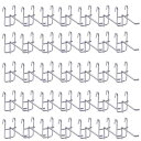 Riblind ネットフック メッシュパネル ワイヤーネット 収納 展示 引っ掛け ステンレス シルバー (5cm 3.5mm 35本)