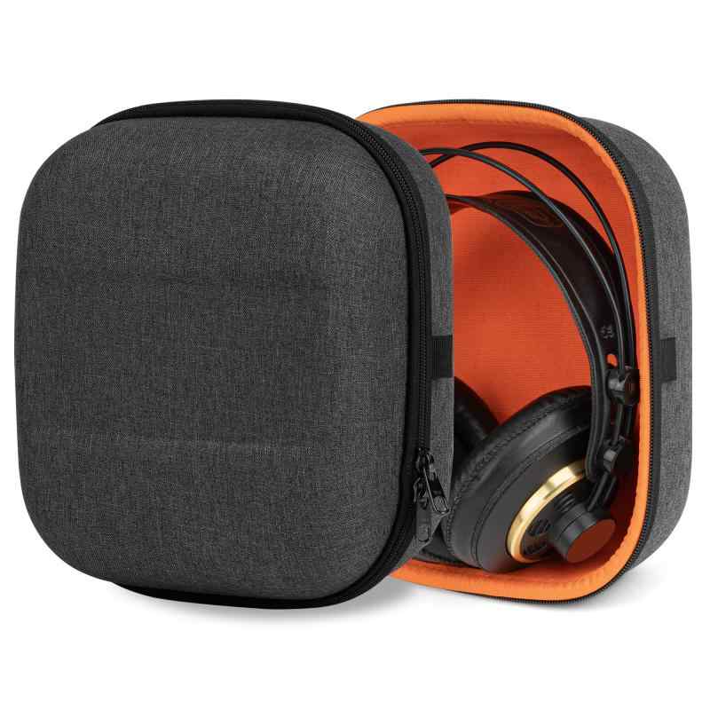 Geekria Shield ヘッドホンケース 互換性 ハードケース 旅行用 ハードシェル アーカーゲー AKG K702, K701, K553MKII, K612Pro, K340, K240 Studio, K242, K271, K272, K141, K142, K121 に対応 収納ポーチ付属 (ダークグレ【サイズ】内寸 22 x 19.5 x 13.5 cm【高品質】 硬 シェルケースはヘッドホンを落下、衝撃ま又は衝突から守ります。付属ポーチは、ケーブル、コード、イヤーパッド、ヘッドホンアンプ、充電器、アダプターなど様々なアクセサリを収納できます。【互換性】 アーカーゲー AKG M220, K872, K845BT, K812, K712PRO-Y3, K702, K701, K77, K7XX, K618, K612Pro, K603, K601, K553MKII, K553Pro, K553, K551, K550MKIII, K550, K545, K540, K533Pro, K514MII, K514, K512MKII, K512, K511, K52, K340, K275 などの機種に対応可能。【互換性】アーカーゲー AKG K272HD, K272, K271MII, K271, K242, K245, K240Studio, K240MKII, K240, K182, K181DJ, K172HD, K171MKII, K167DJ, K142, K141MKII, K141, K121Studio, K121, HSD271, HSC271, AV100 などの機種に対応可能。【パッケージ内容】ケース X 1 個（ヘッドホンは含まれていません）