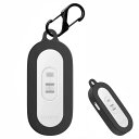 For REON POCKET TAG 用 ケース カバー【JIAYJP】REON POCKET TAG シリコン ケース 軽量 薄型 滑り止め 収納カバー 全面保護 充電便利 REON POCKET TAG 保護ケース (ブラック)(2)