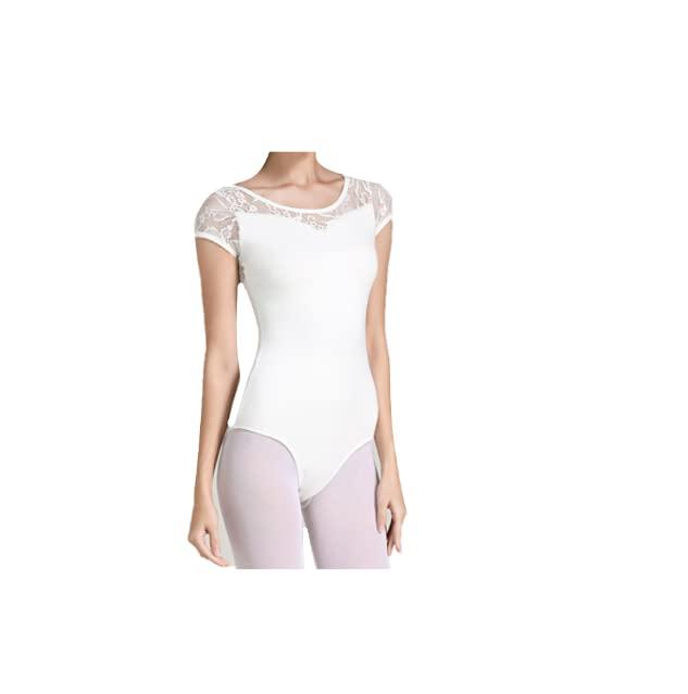 ProDance(プロダンス) ライトパープル ネイビー ハーフカップレース バレエレオタード m PLHA003MA