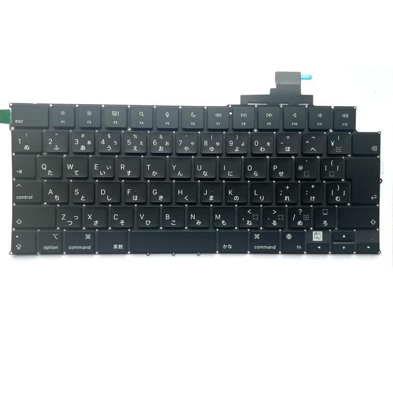 A2681 日本語キーボード For Macbook Air 13'' M2 A2681 2022 EMC 4074 黒