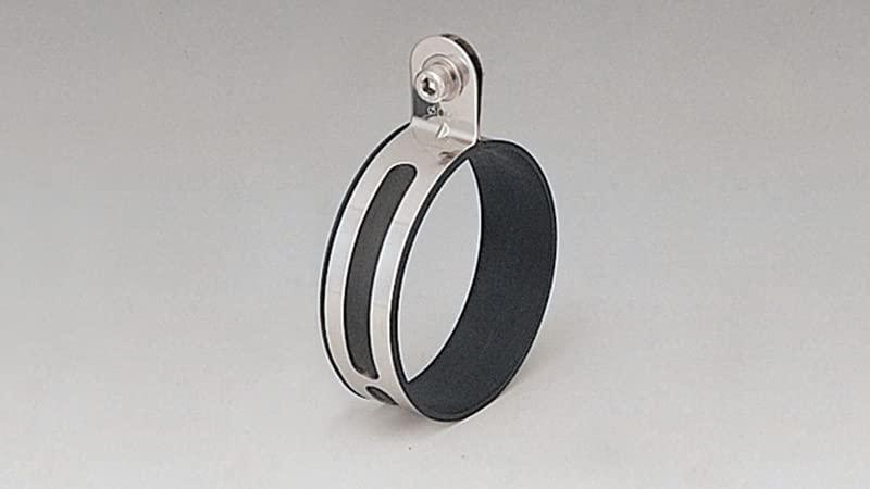 キジマ(Kijima) マフラーバンド ステンレス パンチャータイプ 耐熱ゴム付属(130℃まで) 100mm 209-271