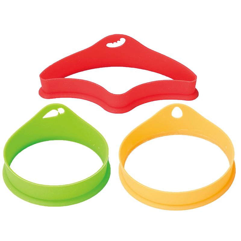 丸辰 フライパン 仕切り シリコン セパレーター (卵焼き ウィンナー 野菜 3種セット) 1つの フライパン..