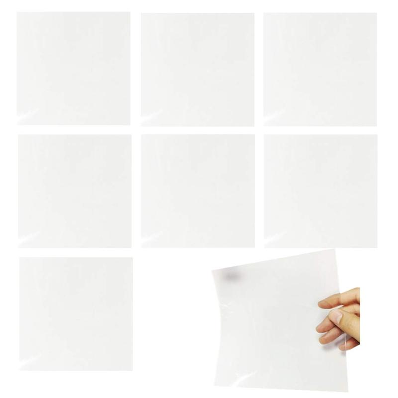 【Za-Bi (ザ-ビ) 】アイロンビーズ 用 ツヤ出し アイロンPVCシート 8枚セット／ アイロンペーパー の代わりに使うと、光沢のあるツヤを出せます【8枚セット】