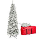 UHAPEER クリスマスツリー 210cm christmas tree 高濃密度 クリスマス鉛筆ツリー 収納袋付き 日本語説明書付き