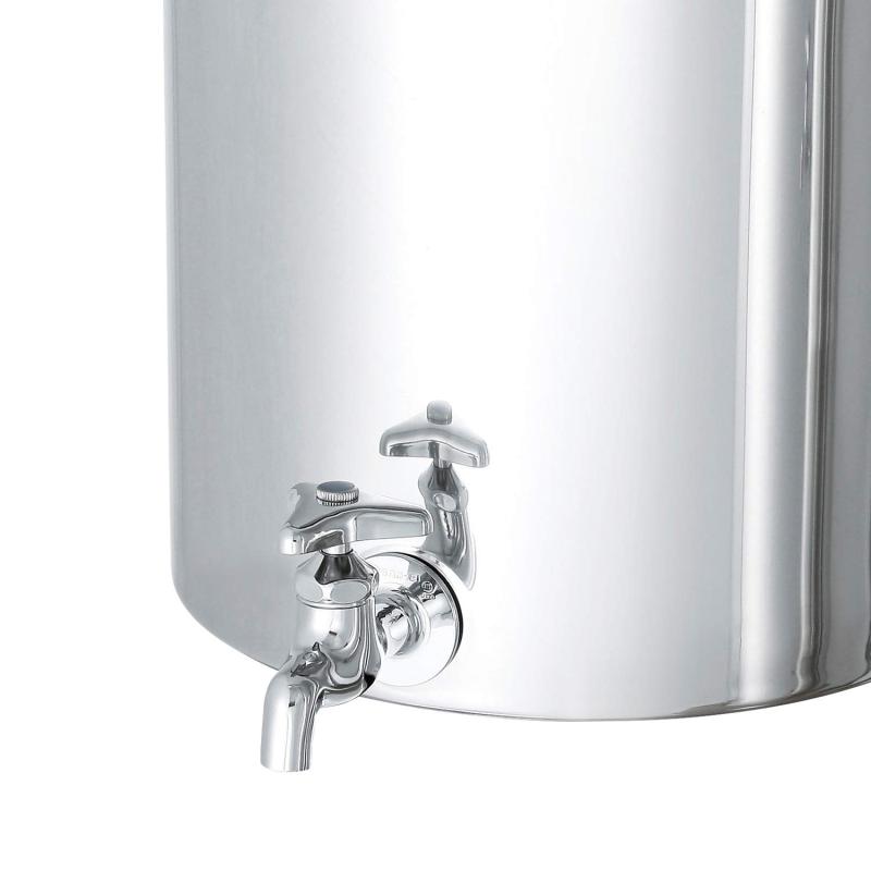 日東 ステンレスタンク ストレート密閉タンク(蛇口付) 10L CTHW24