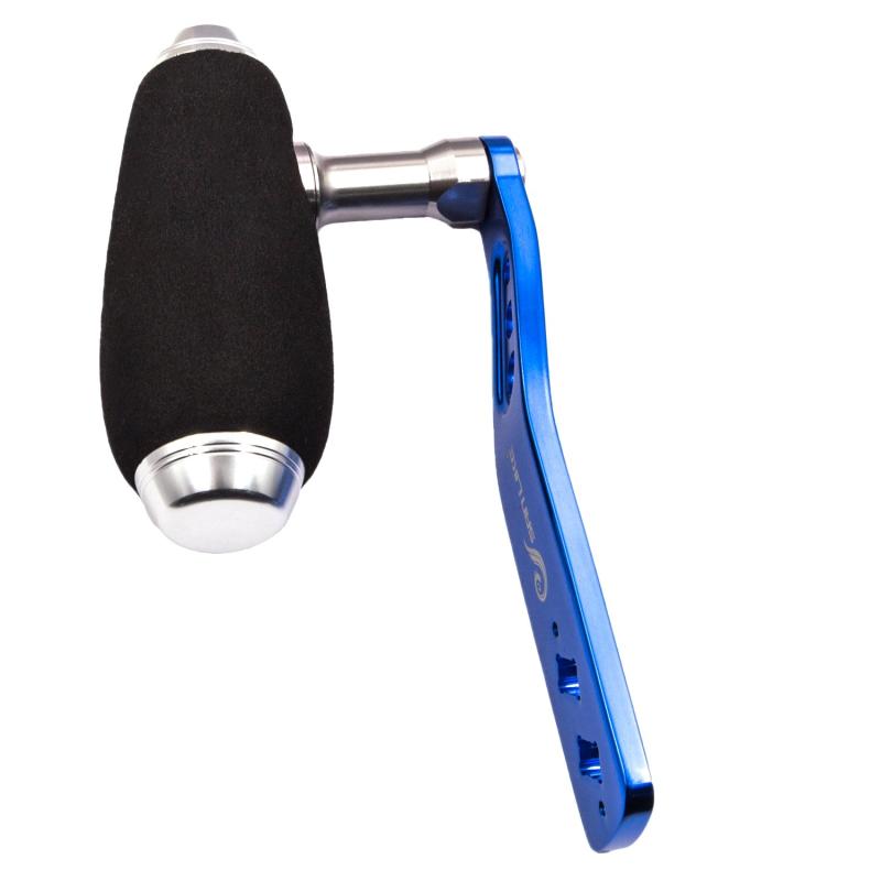 サンライク（SANLIKE）リールハンドル パワーハンドル 95mm ベイトキャスティング、電動リール 穴径5*8mm 左右共用 高強度 超軽量 耐食海釣り【トンジギ/大型魚狙い】