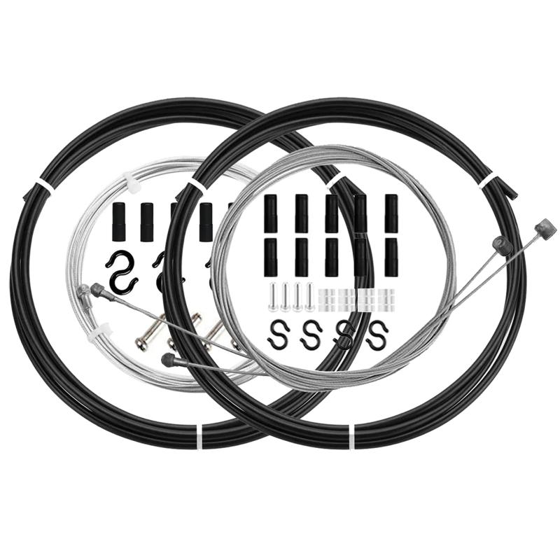 Bestgle自転車 シフトケーブルセット ブレーキケーブルセット MTB ロードバイク 交換用ロードバイクブレーキワイヤー シフトワイヤーシフトケーブルアウターケーブル ロード シフトインナー