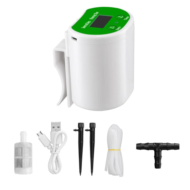 散水装置,自動散水システム時限散水器デバイスガーデンテラス点滴灌漑キット鉢植えの植物のための休暇の散水