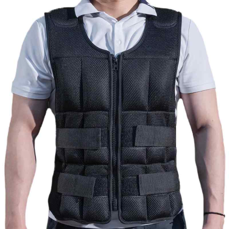 EDBD ウエイトベスト 重さ調整可能 パワージャケット 加重ベスト 食い込み防止の肩パッド付き 筋トレ トレーニング ウォーキング ランニング