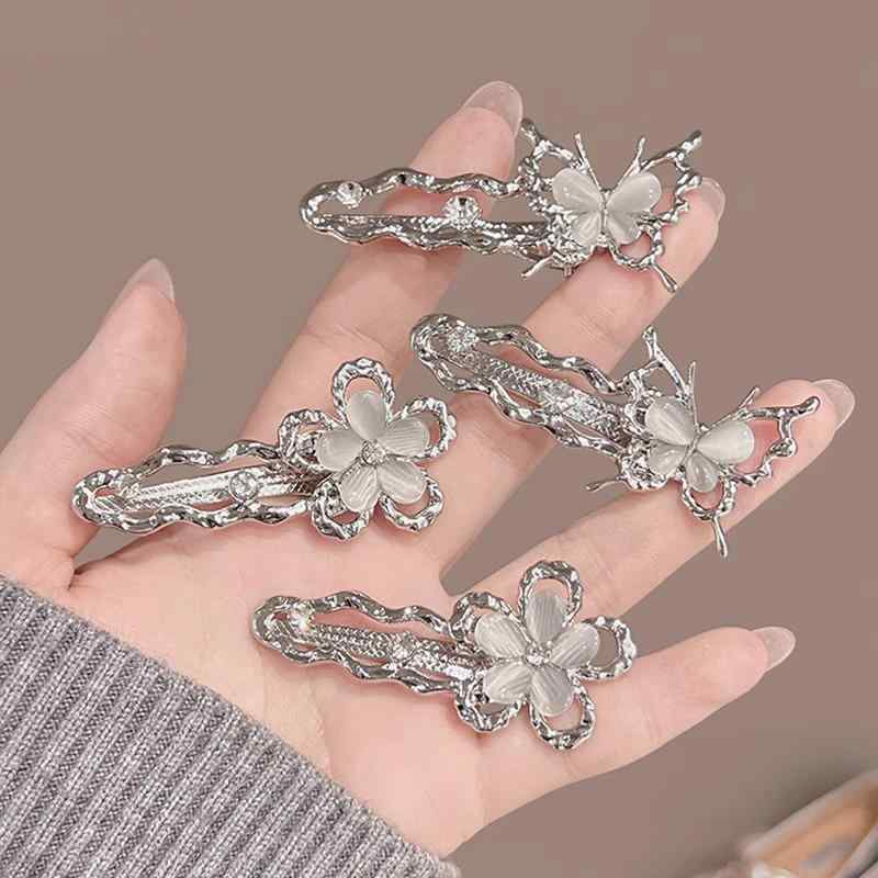 ヘアクリップ レディース 電気メッキ加工 高級感 上品 おしゃれ かわいい 韓国風 ...