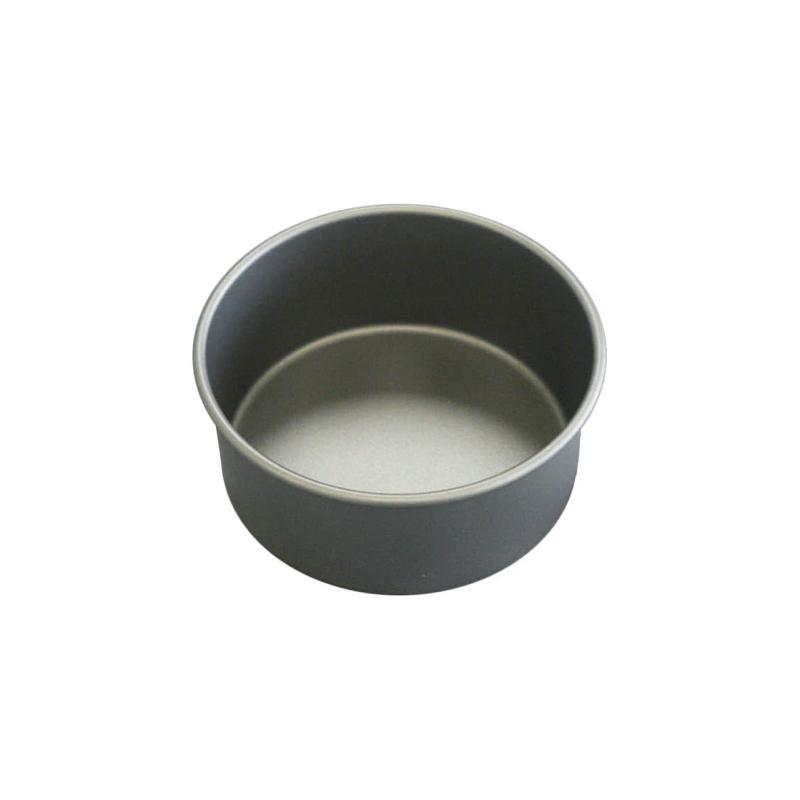 ラウンドケーキ型 和菓子用器具 アルミニウム フッ素樹脂2コート・サイズ：直径12×5.5cm・重量：37g・容量：約65ml・材質：アルミニウム(フッ素樹脂2コート)