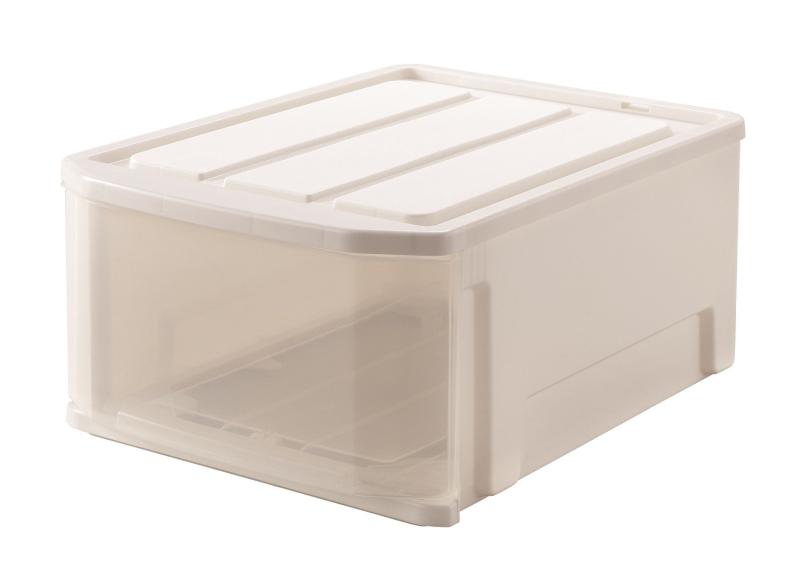 天馬(Tenma) フェミーネ ケース 前面から中身が見えやすいクローゼット収納ケース 前に倒れるのを防止..