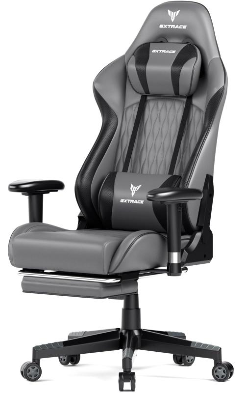 楽天bloomelierGXTRACE ゲーミングチェア オフィスチェア パソコンチェア ゲーム用チェア デスクチェア オットマン付き 人間工学 165度リクライニング ハイバック テレワーク椅子 PCチェア