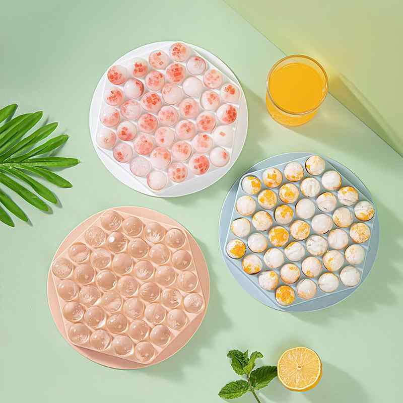 製氷皿 家庭用 丸氷メーカー ボール型 冷蔵庫用 PPプラスチック製 丈夫 急速冷凍 ...