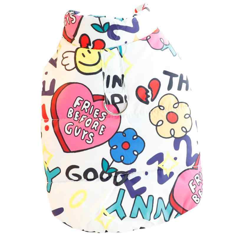 ・素材: 撥水生地・カテゴリ: ペット用綿服・スタイル: カジュアル・カラー展開: ピンク、ホワイト・サイズ展開: S、M、L、XL、XXL