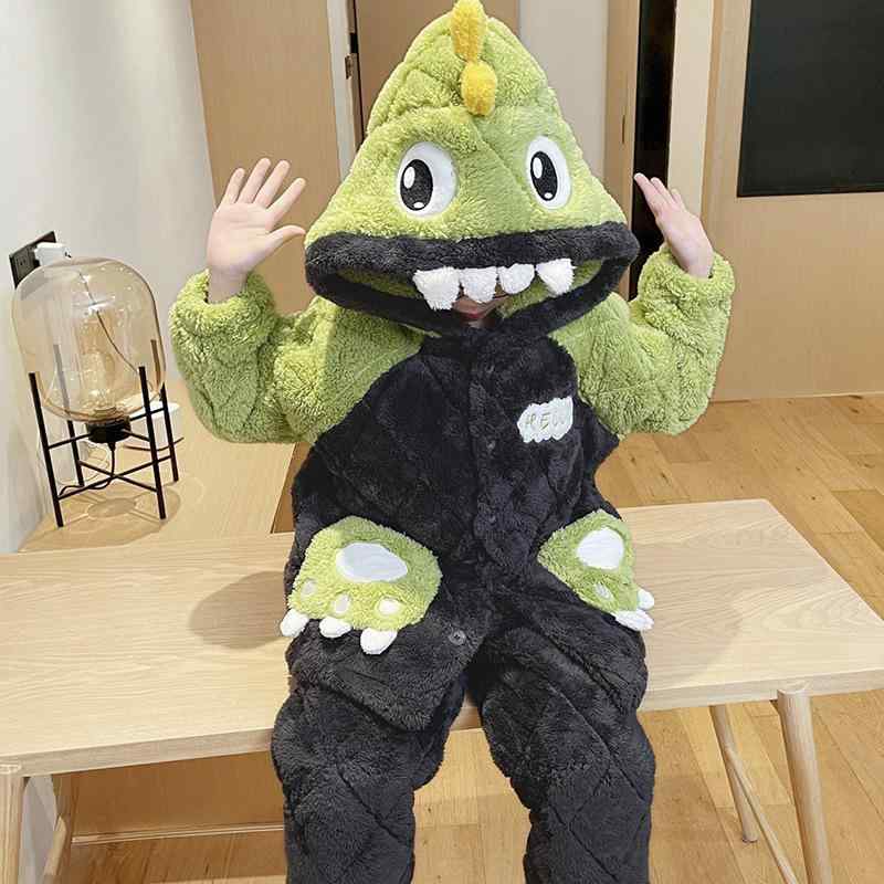 ルームウェア キッズ 男の子 男児 パジャマ 中綿入り サンゴフリース...(4.0)