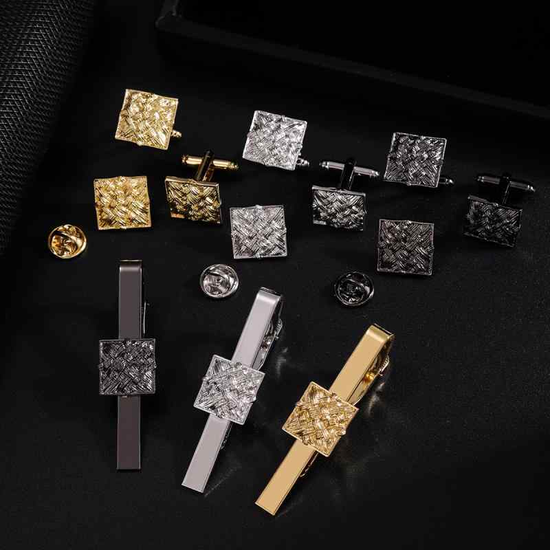 ・加工方法: プリント、電鍍・素材: 銅・スタイル: フラットトップ、韓国風・対象: ユニセックス・形状: 幾何学模様・色: ゴールド、シルバー、ガンブラック・製品カテゴリ: ネクタイピン・対象年齢: 大人・ギフトシーン: 記念日