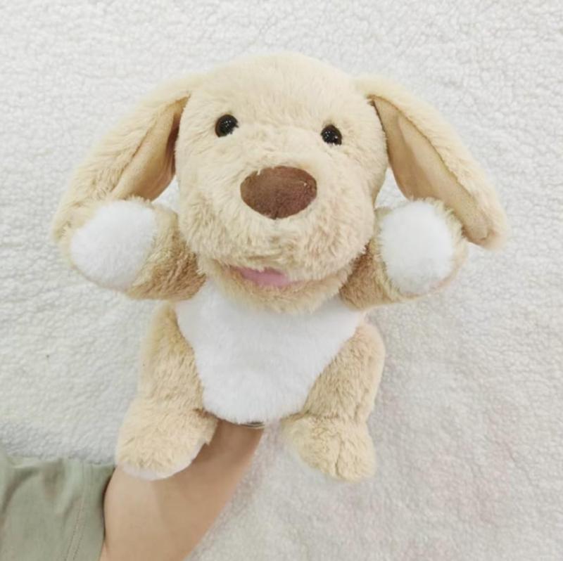 ぬいぐるみパペット おもちゃ 動物 人気 もふもふ 触り心地 手を入れて口を動かす 軽い 操作しやすい 伸縮性 お子様 大人の女性 一般的な大人の男性 bloomelier-10680888 bloomelier パッケージ画像