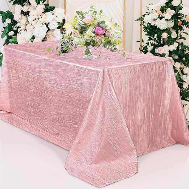 テーブルクロス 長方形 ホテル 会議 結婚式 披露宴 宴会 パーティー 北欧スタイル 高級感 エレガント クレープ生地 滑り止め 耐久性 丈夫 ポリエステル 無地