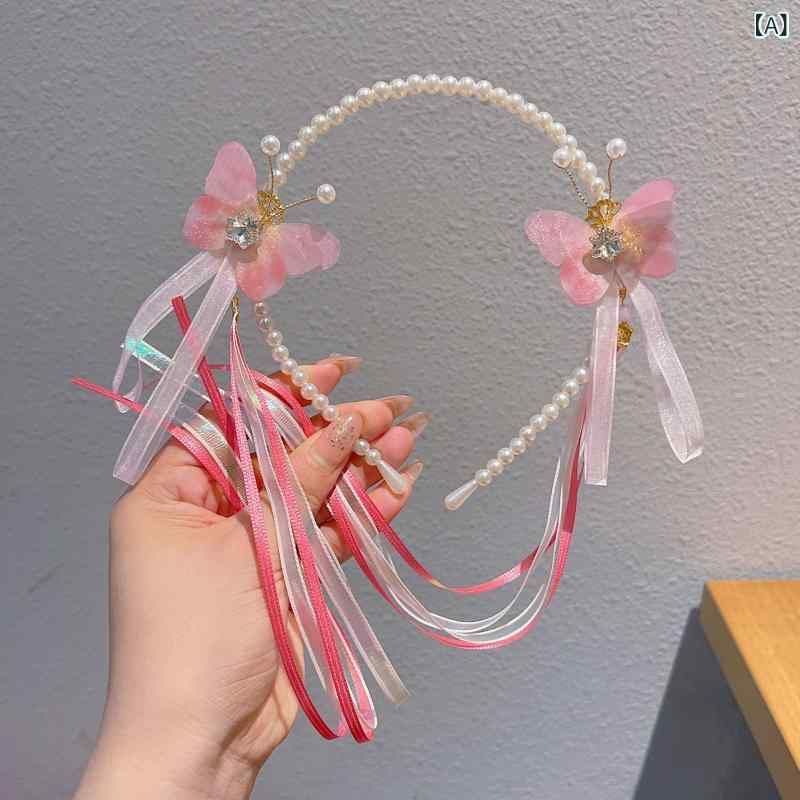 カチューシャ キッズ 女の子 パール 花冠 ヘアアクセサリー 髪飾り ハンドメイド ...