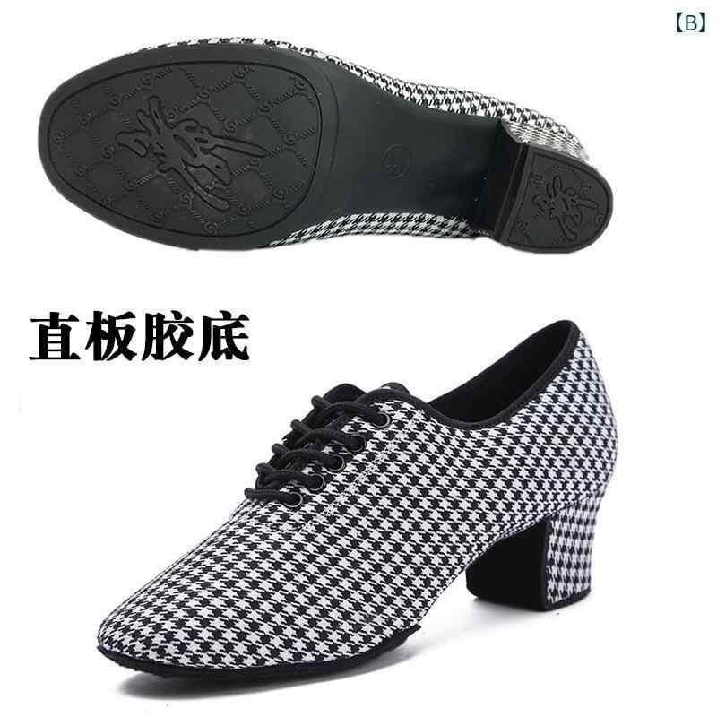 ダンスシューズ レディース ヨガ ラテン エクササイズ 練習用 ミドルヒール 講師 ...