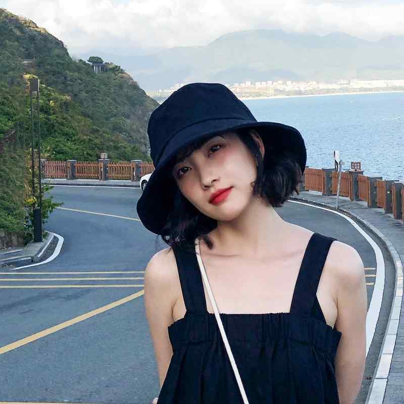 Hats - ハット レディース メンズ 春夏 サファリハット サンハット すっぴん隠し ワイドブリム 無地 紫外線対策 あご紐付き サイズ調整可能 カジュアル コットン ポリエステル ブラック