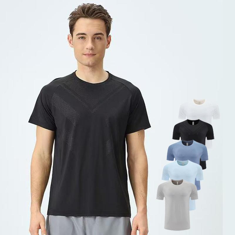 Tシャツ メンズ ショートスリーブ クルーネック スポーツトップス UVカット 日焼け...