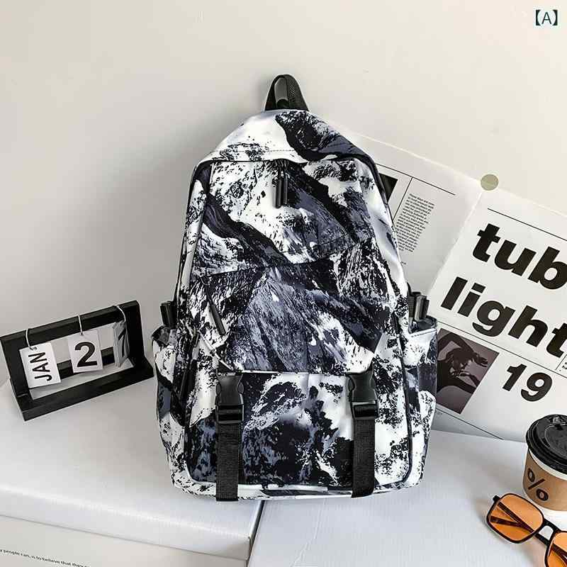・容量: 20-35L・内部構造: ファスナーポケット,IDポケット,PCポケット・開閉方法: ファスナー・素材: オックスフォード・機能: 防水,耐摩耗性,負担軽減・加工方法: ソフトタイプ・硬度: ややソフト・柄: 幾何学模様・スタイル: ストリートカジュアル・裏地素材: ポリエステル・付属品: バックル・ショルダーストラップ: ダブル・流行要素: ベルト装飾・持ち手: ソフトハンドル・外ポケット: 立体ポケット・バッグ形状: 縦型スクエア・背面システム: クッションストラップ・カラー: ブラック,ライトグリーン,コーヒー,クラインブルー,グレーブルー,スイカピンク,ブラック+チャーム,ライトグリーン+チャーム,グレーブルー+チャーム,スイカピンク+チャーム,クラインブルー+チャーム,コーヒー+チャーム・サイズ: 約53.33cm・防水性: 撥水・対応PCサイズ: 16インチ・性別: ユニセックス・シーン: デイリー