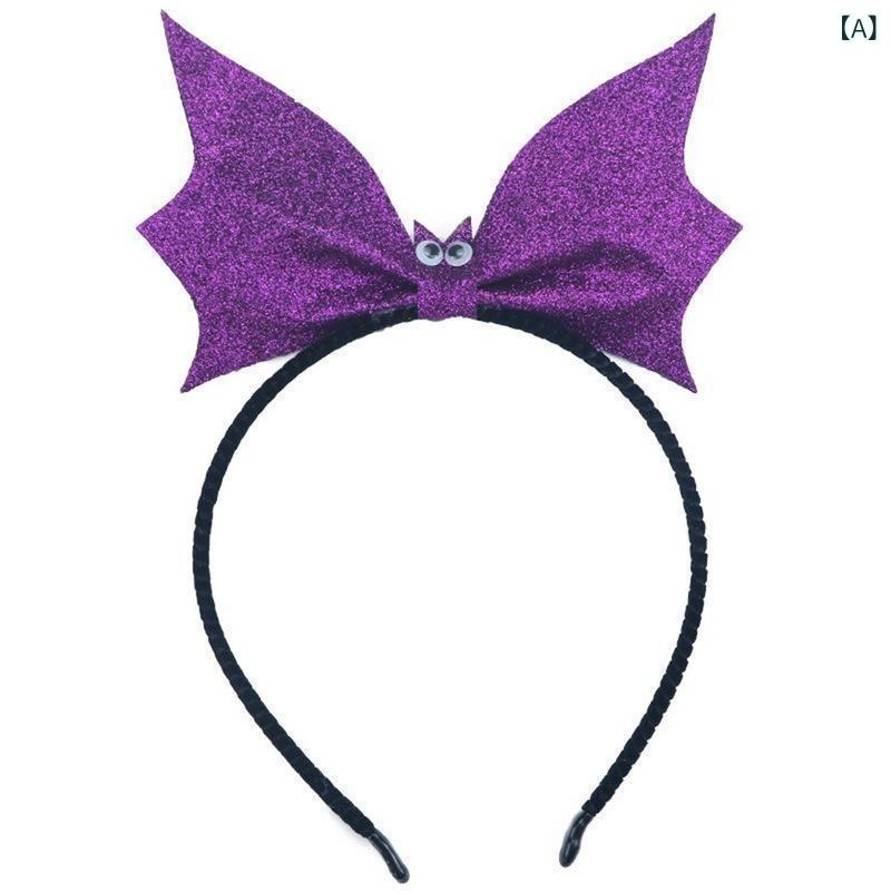 ヘアアクセサリー キッズ 女の子 ハロウィン 魔法使い コウモリ パンプキン クモ ...