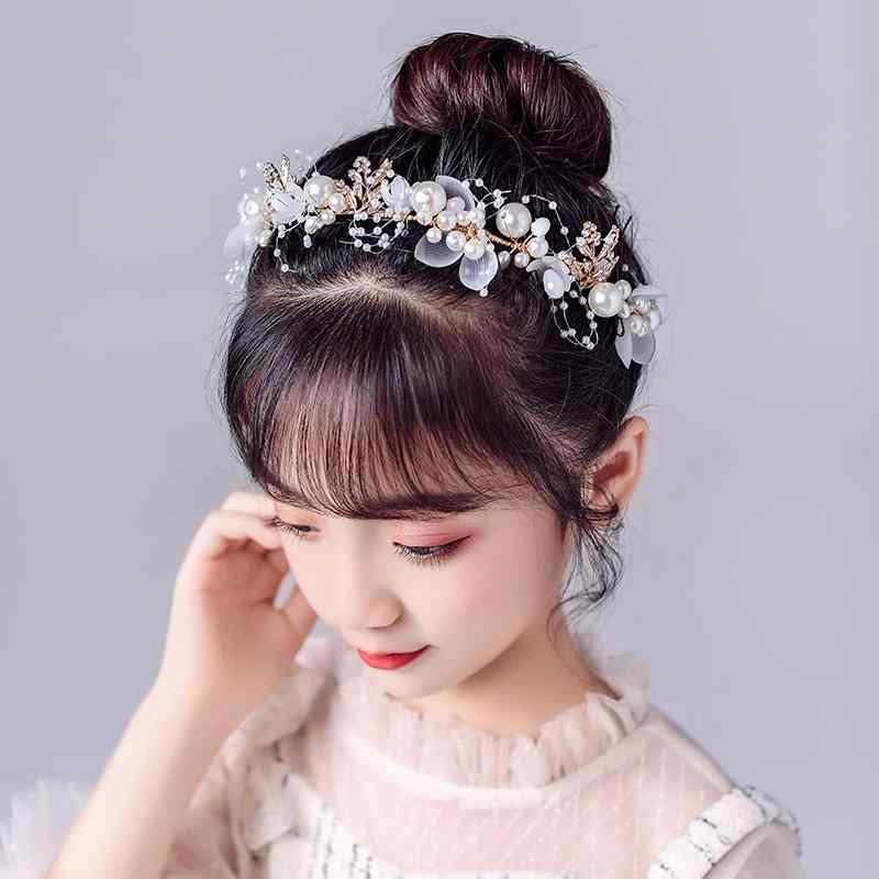ヘアアクセサリー キッズ 女の子 花冠 クラウンカチューシャ フラワーヘアバンド 髪飾り ナチュラル 華やか かわいい プリンセス風 発表会 イベント 結婚式 記念撮影 七五三