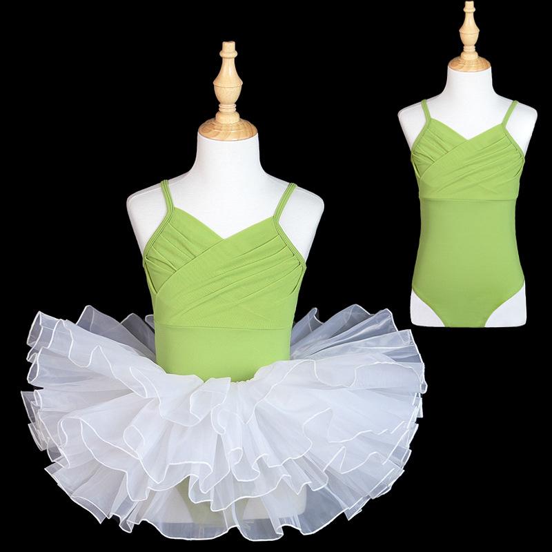 ・カテゴリ: 子供ダンス服・対象: 女の子・スタイル: プリンセス・主な素材: 再生繊維・成分: ナイロン・装飾: チュール・カラー展開: ピンク、ホワイト、グリーン・対象身長: 110cm、120cm、130cm、140cm、150cm、160cm・対象年齢: 3〜8歳