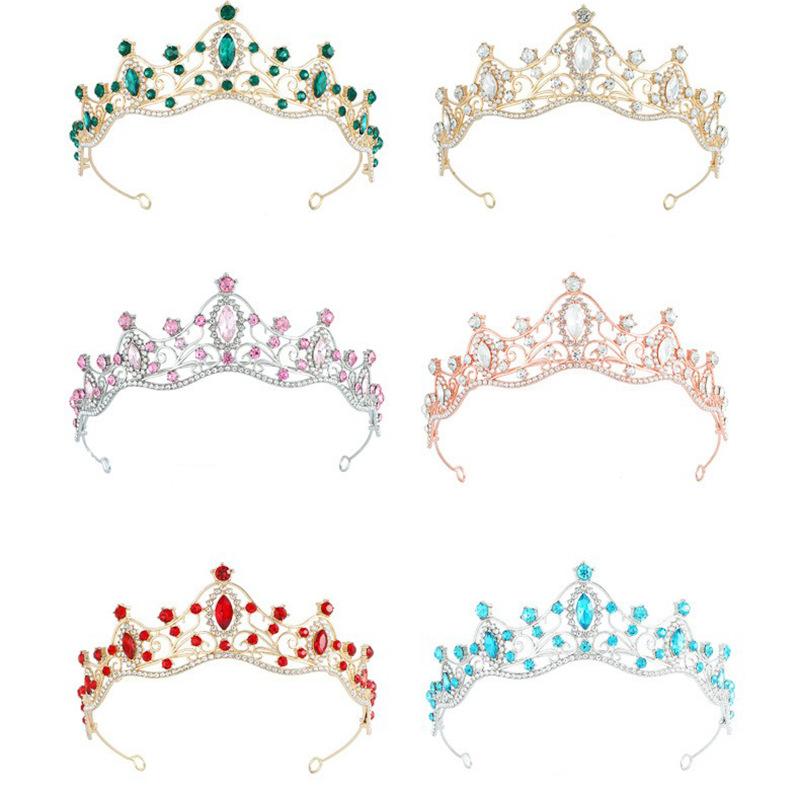 ティアラ レディース ヘアアクセサリー ギリシャ女神風 合金 ラインストーン 結婚式 ウェディング ブライダル 披露宴 高級感 華やか 髪飾り 王冠 エレガント パーティー 二次会
