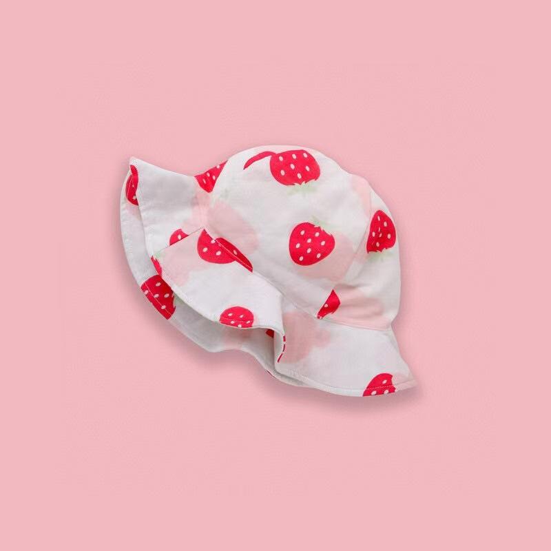 Other - ベビー帽子 キッズ ベビー 通気性 日焼け防止 コットン ガーゼ バケットハット 柔らかい 軽量 シンプル