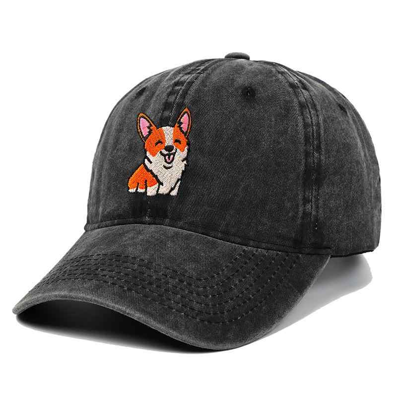 ・種類: ベースボールキャップ・デザイン: 犬・キャップ形状: ハイクラウン・カラー: 黒,ネイビー,ワインレッド,グレー,コーヒー,ピンク,パープル,ライトブルー,ミリタリーグリーン,カーキ・サイズ: フリーサイズ・機能: 防風・素材: 綿 81%～95%・加工技術: 機械刺繍